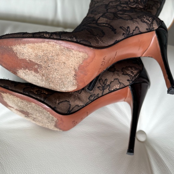 ALAIA Stiletto lacy boots. Size 40. - Picture 10 of 13